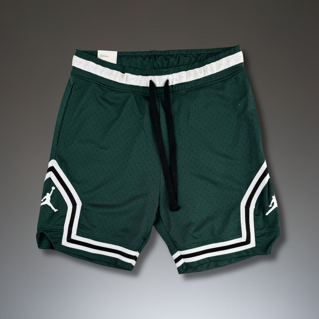 Air Jordan pánske športové krátke nohavice dri-fit mesh, zelené. Premium kvalita