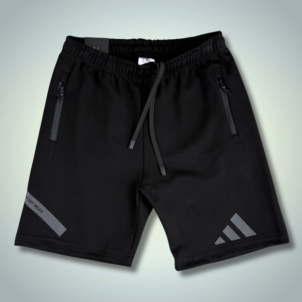 Adidas Z.N.E. pánske športové krátke nohavice, čierne, grafitové logo. Premium kvalita
