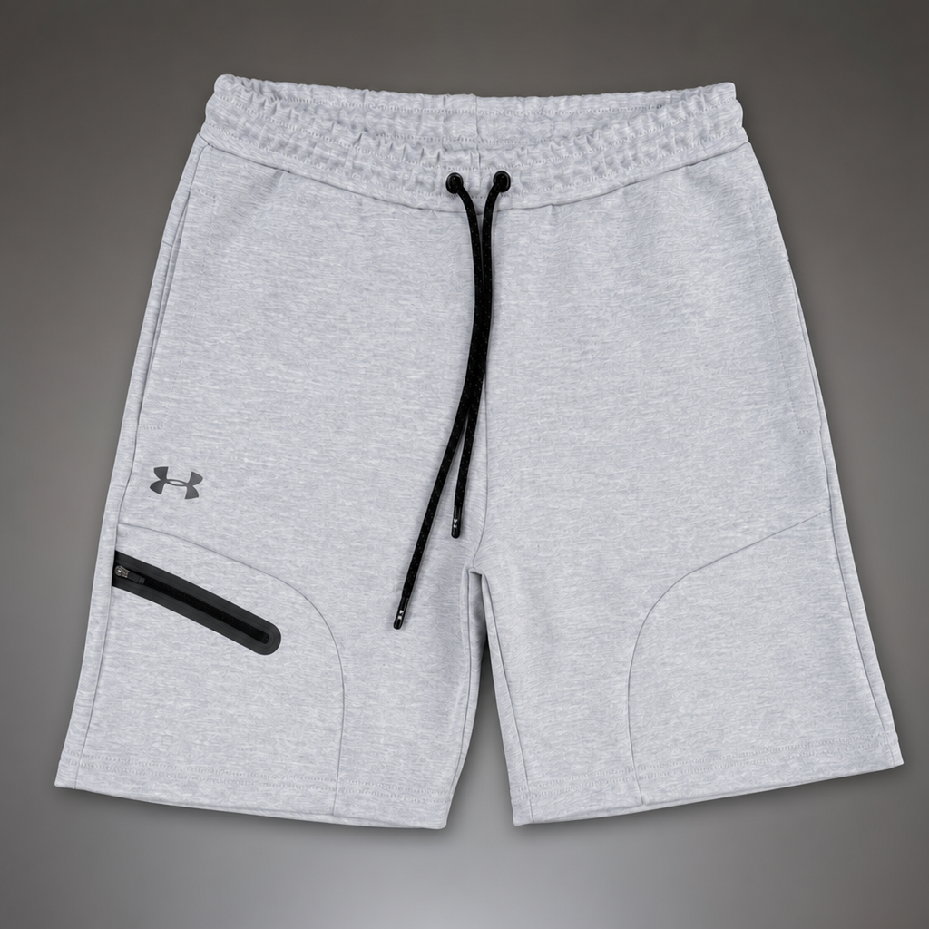 Under Armour Fleece pánske športové krátke nohavice, klasická sivá. Premium kvalita