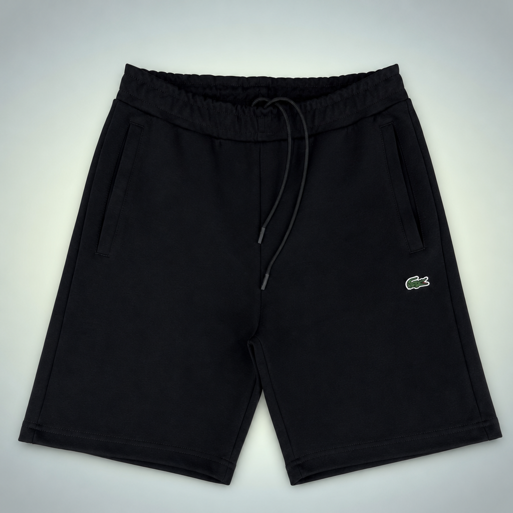Lacoste Fleece pánske športové krátke nohavice, čierna. Premium kvalita