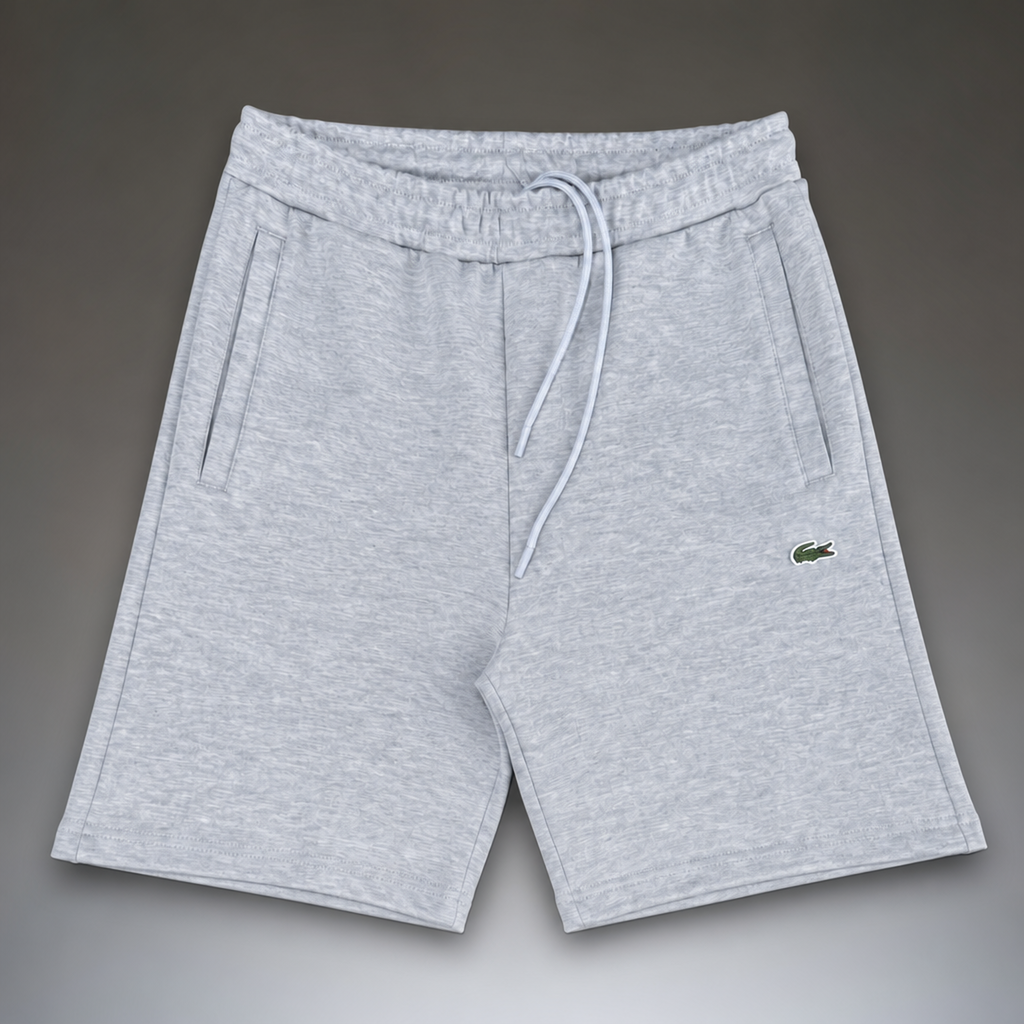 Lacoste Fleece pánske športové krátke nohavice, klasická sivá. Premium kvalita