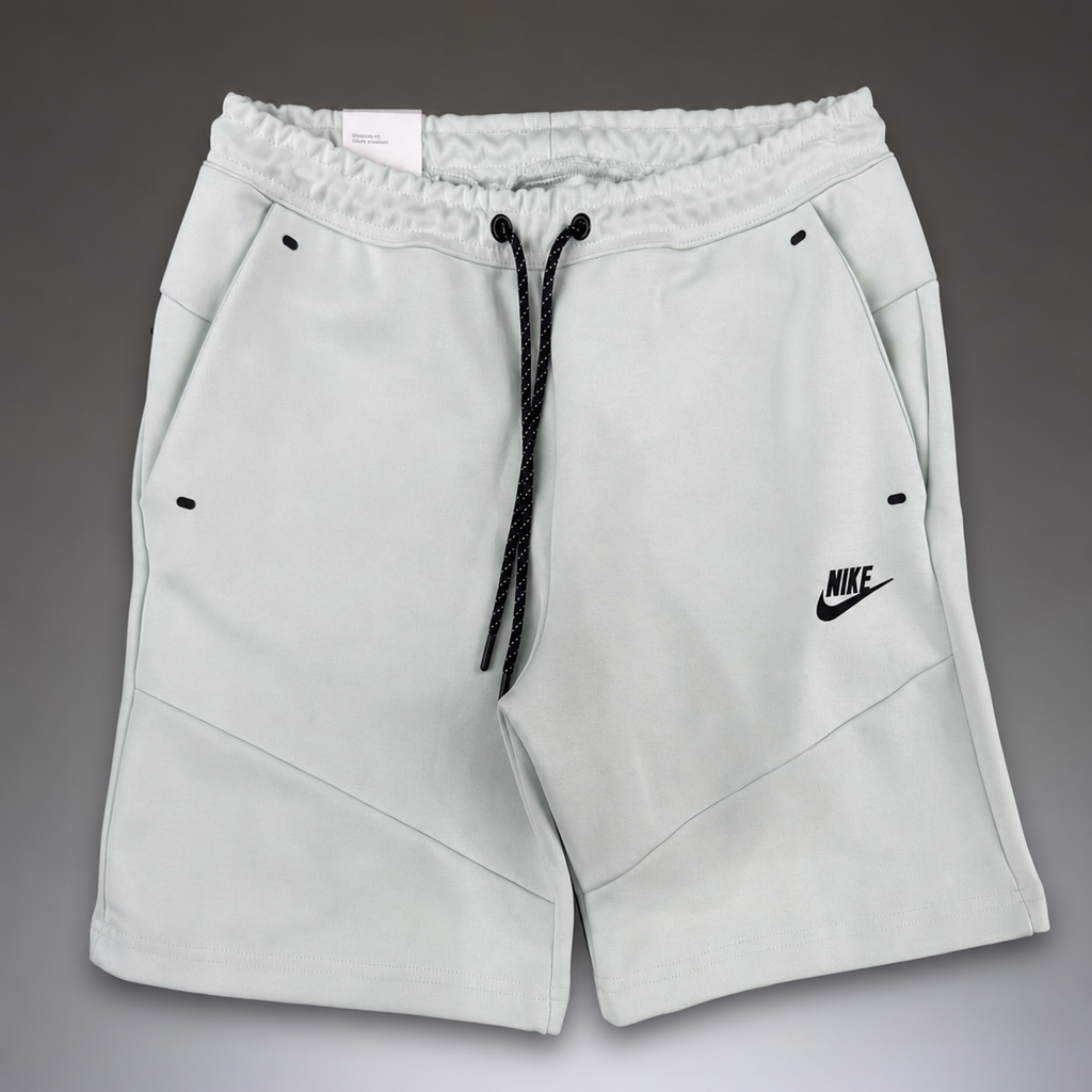 Nike Tech Fleece pánske športové krátke nohavice, mätová. Premium kvalita