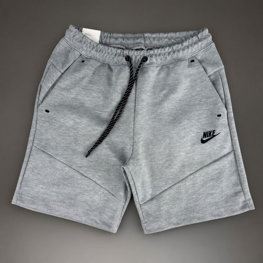 Nike Tech Fleece pánske športové krátke nohavice, klasická sivá. Premium kvalita