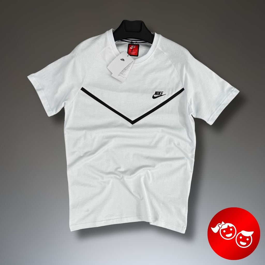 Detské tričko Nike Tech Fleece, sivobiele. Model 2024. Prémiová kvalita