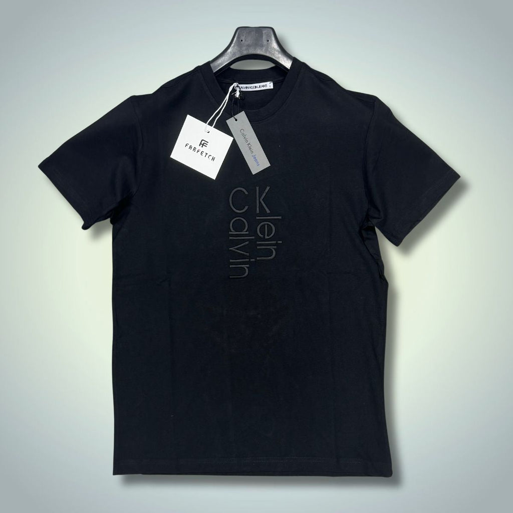 Calvin Klein pánske tričko, čierne, vyšívané logo. Prémiová kvalita