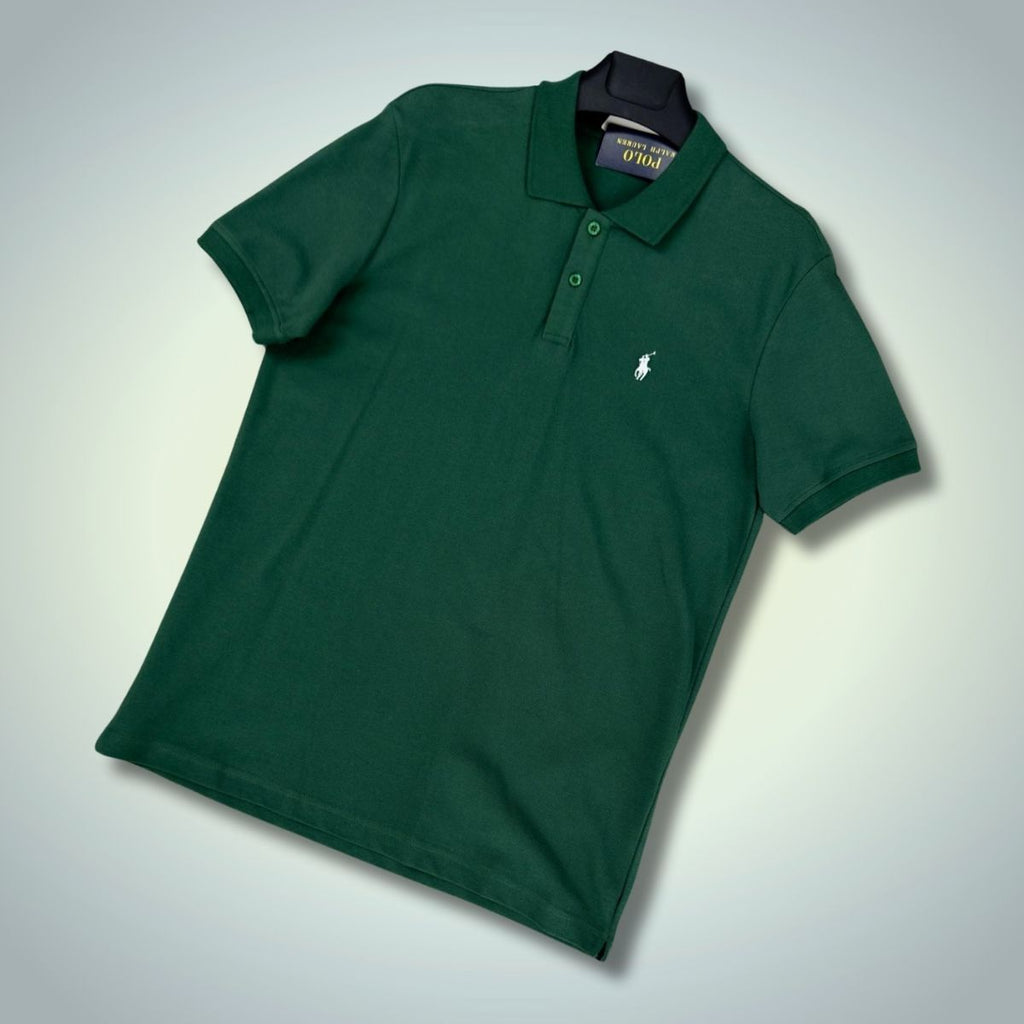 Pánske polo tričko Ralph Lauren, tmavozelené. Prémiová kvalita