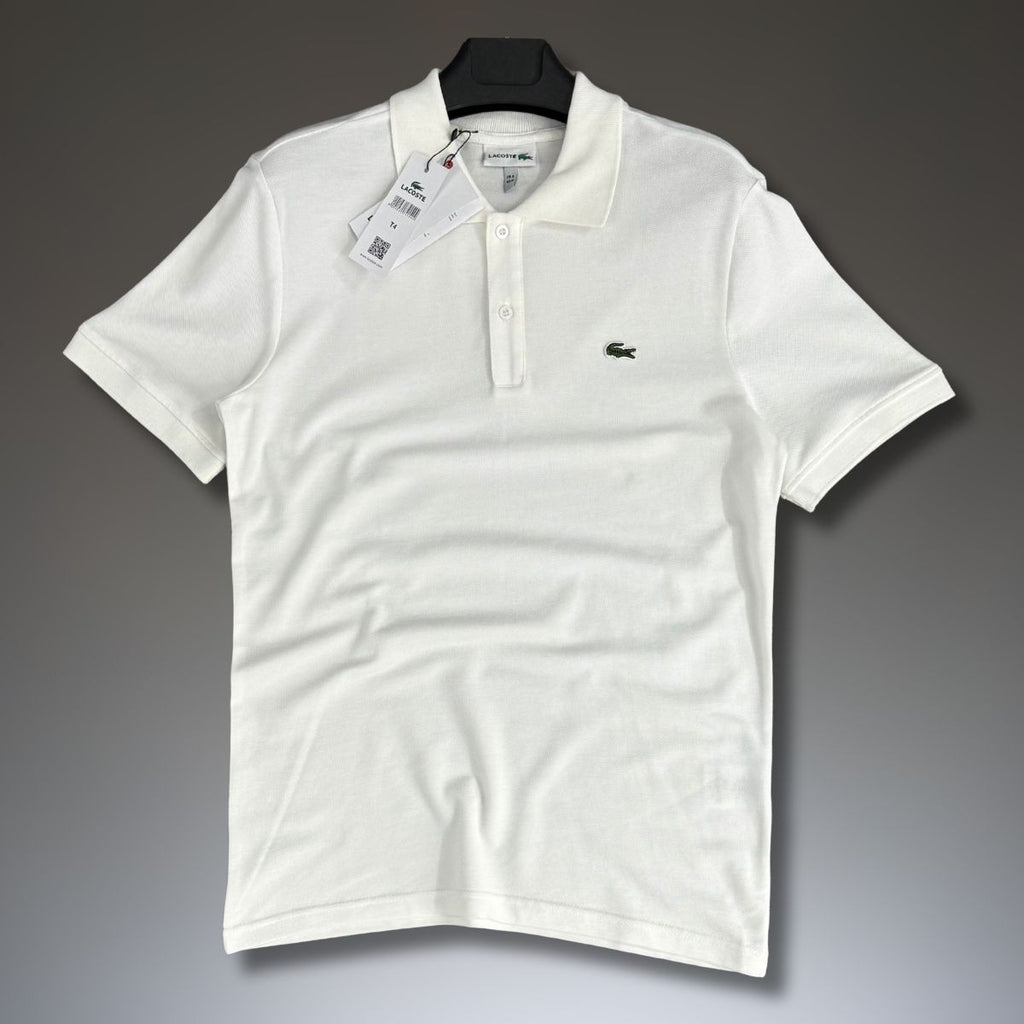 Lacoste pánska polokošeľa, biela. Prémiová kvalita