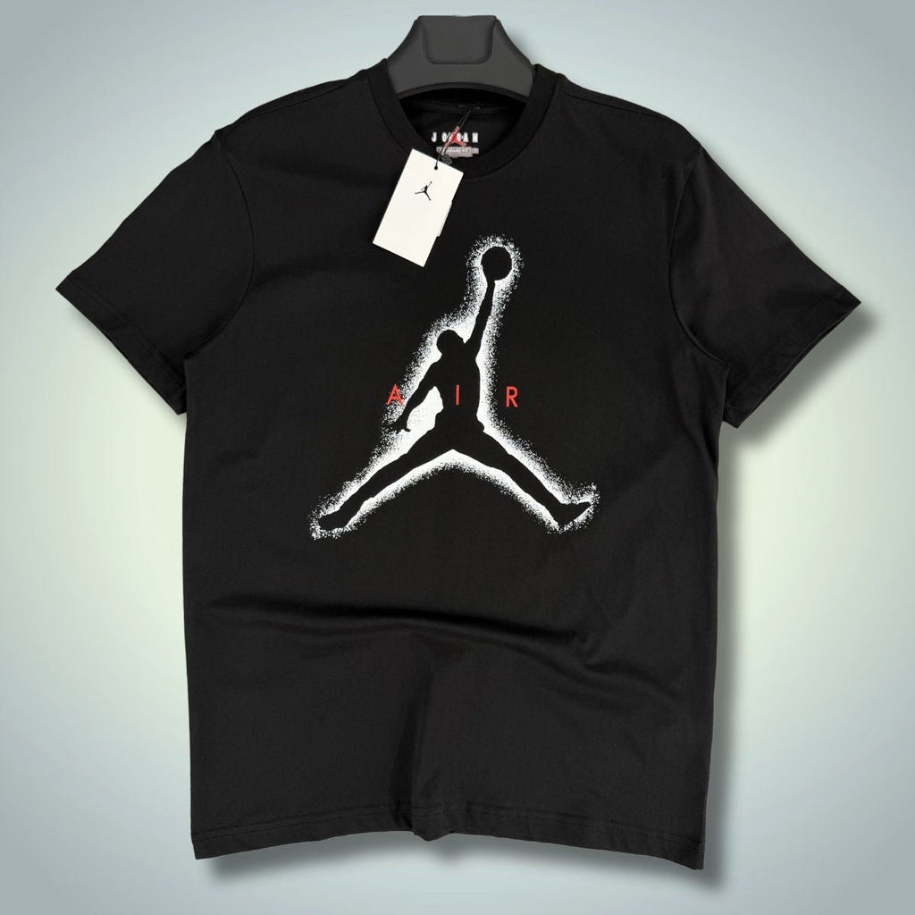 Jordan pánske tričko, veľké logo, čierne. Prémiová kvalita