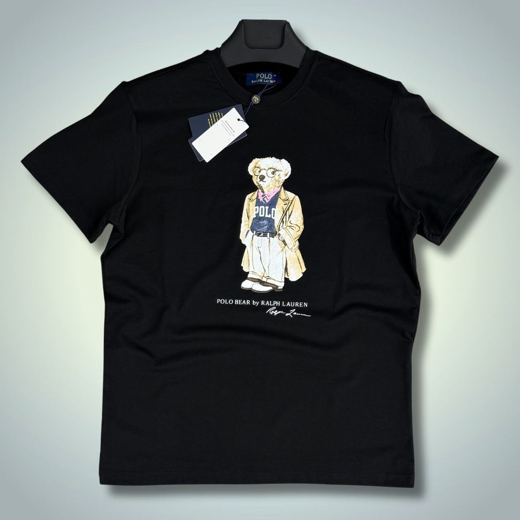 Ralph Lauren pánske tričko, college bear, čierne. Prémiová kvalita