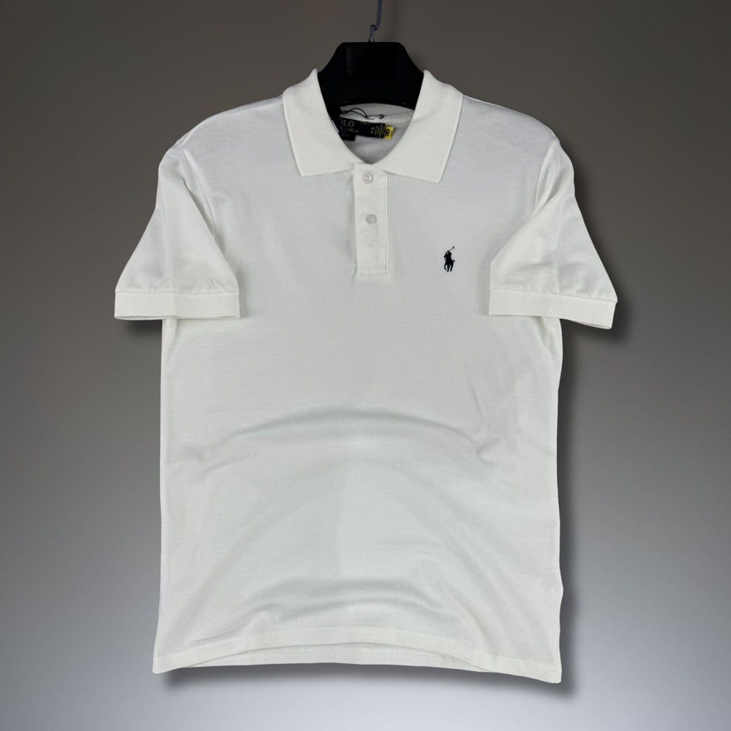 Pánske špinavo biele polo tričko Ralph Lauren. Prémiová kvalita