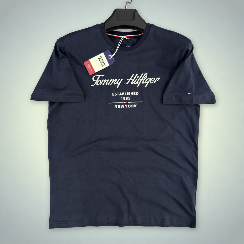 Tommy Hilfiger pánske tričko, tmavomodrá. Prémiová kvalita