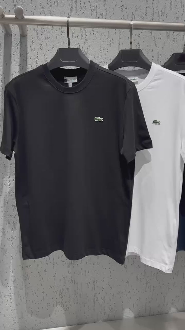 Lacoste pánske tričko, čierne. Prémiová kvalita