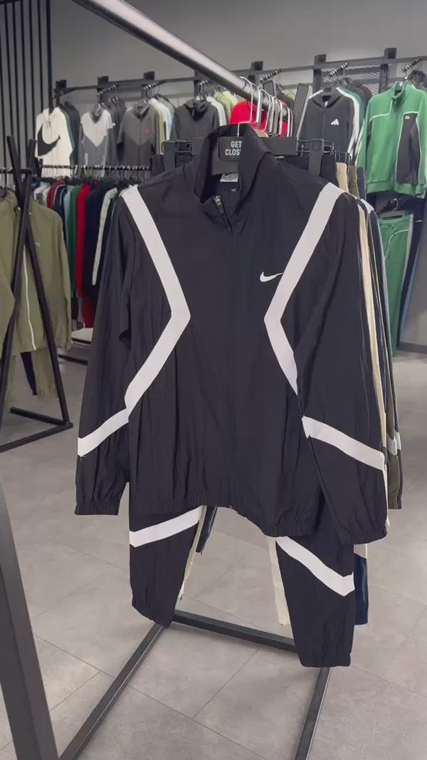 Pánska tkaná tepláková súprava Nike, sivobiela. Prémiová kvalita