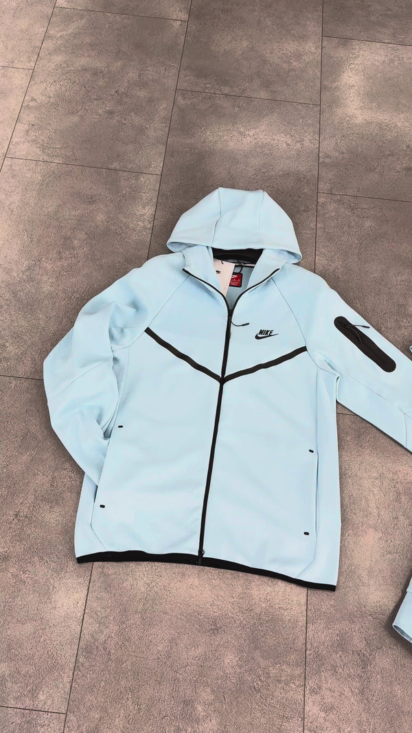 Pánska tepláková súprava Nike Tech Fleece, baby modré, Model 2024. Prémiová kvalita