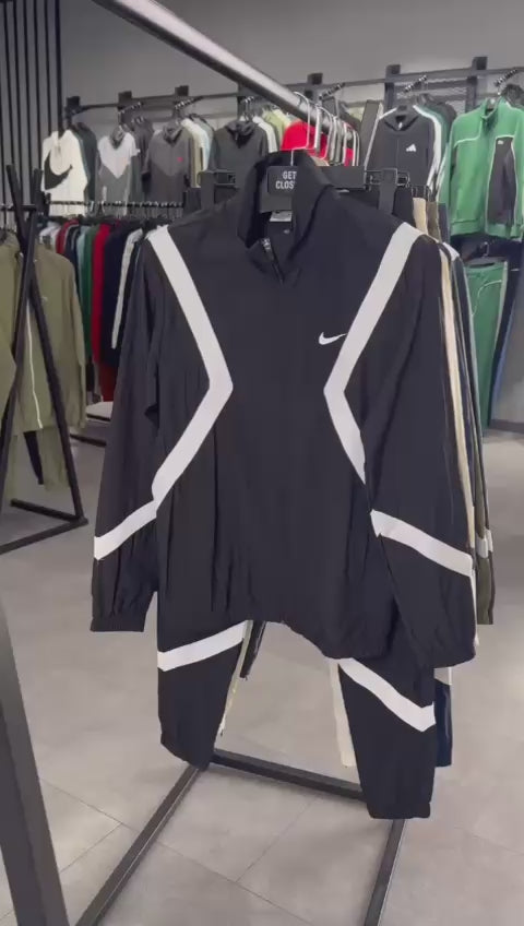 Pánska tkaná tepláková súprava Nike, čierna. Prémiová kvalita