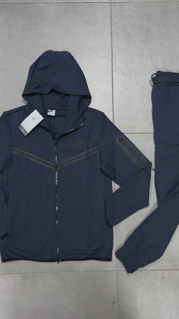 Pánska tepláková súprava Nike Tech Fleece, tmavomodrá. Prémiová kvalita