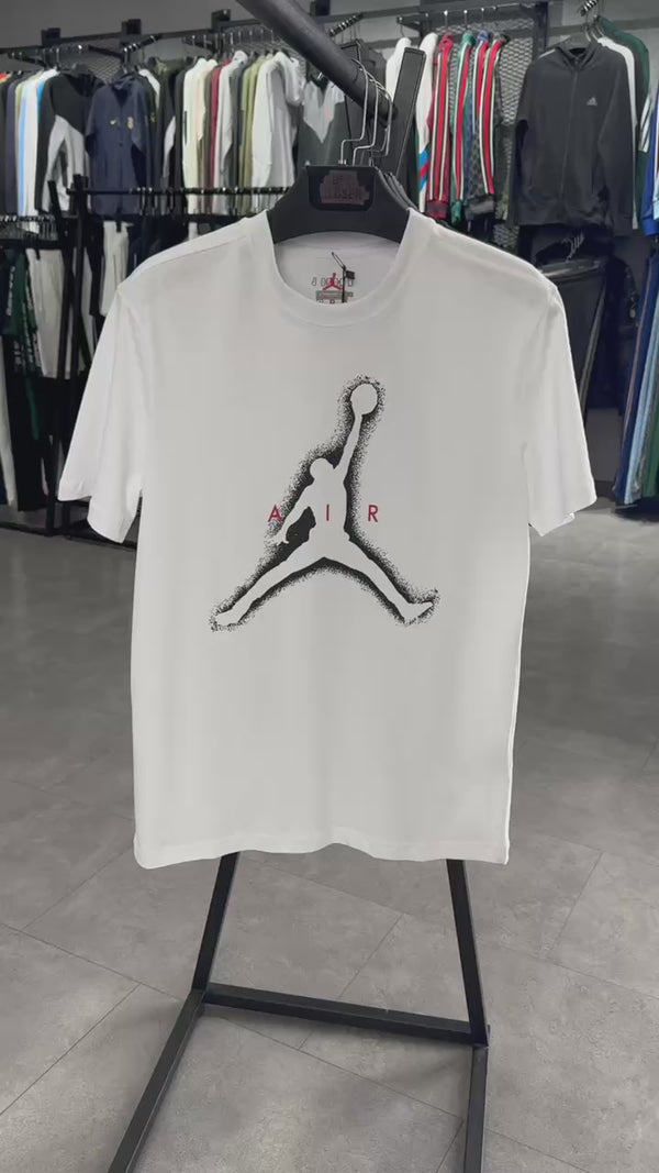 Pánske tričko Jordan, veľké logo, klasická sivá farba. Prémiová kvalita